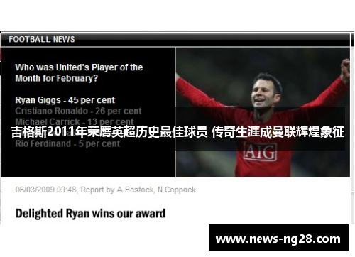 吉格斯2011年荣膺英超历史最佳球员 传奇生涯成曼联辉煌象征