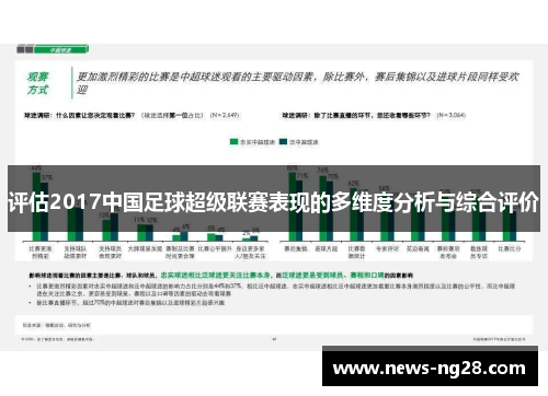 评估2017中国足球超级联赛表现的多维度分析与综合评价